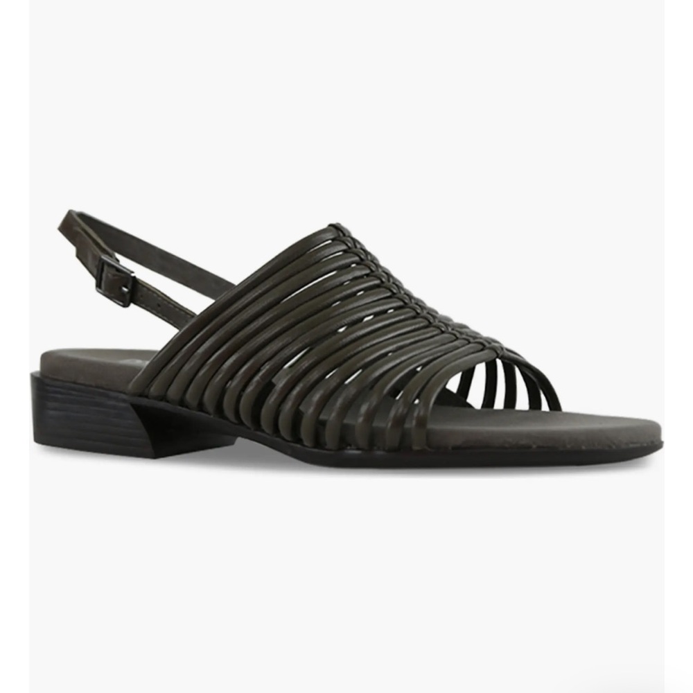 Munro Celia Slingback Sandals Military Green 6